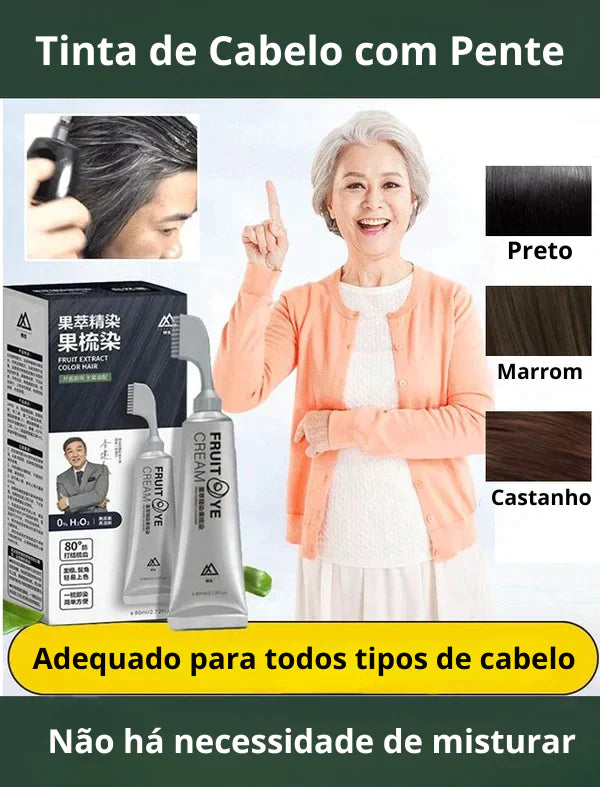 Tinta de Cabelo Vegetal NaturiColor Beleza e Brilho Natural + Brinde Exclusivo 🎁