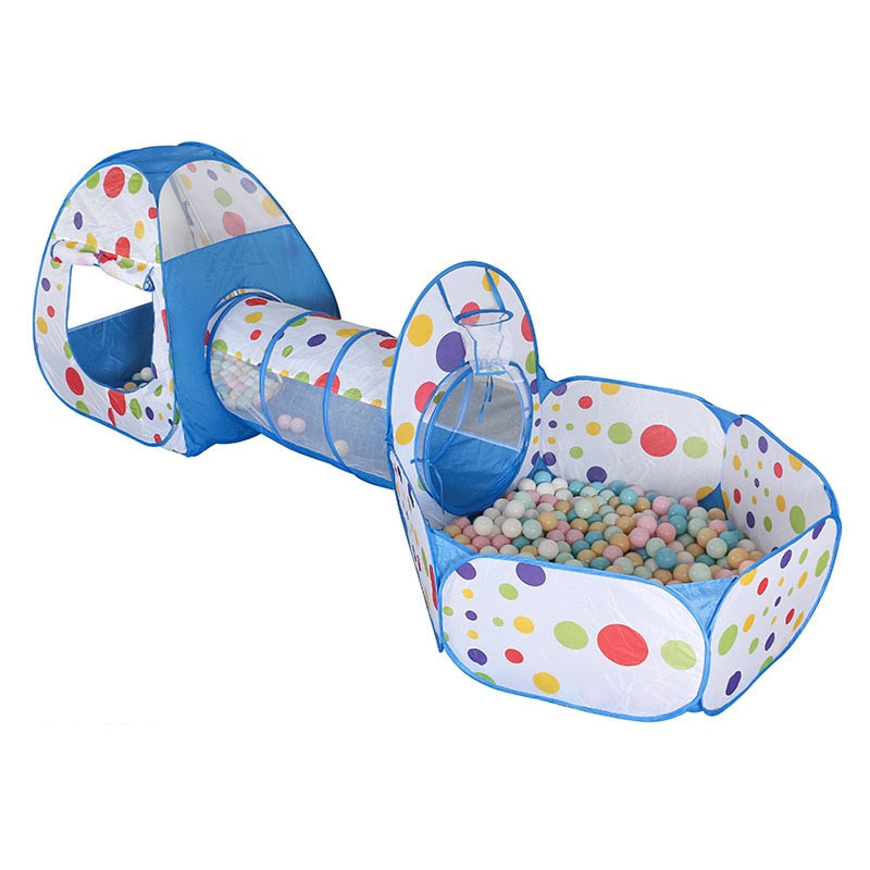 Piscina de Bolinha Infantil 3 em 1 - Play Tent Imbaby